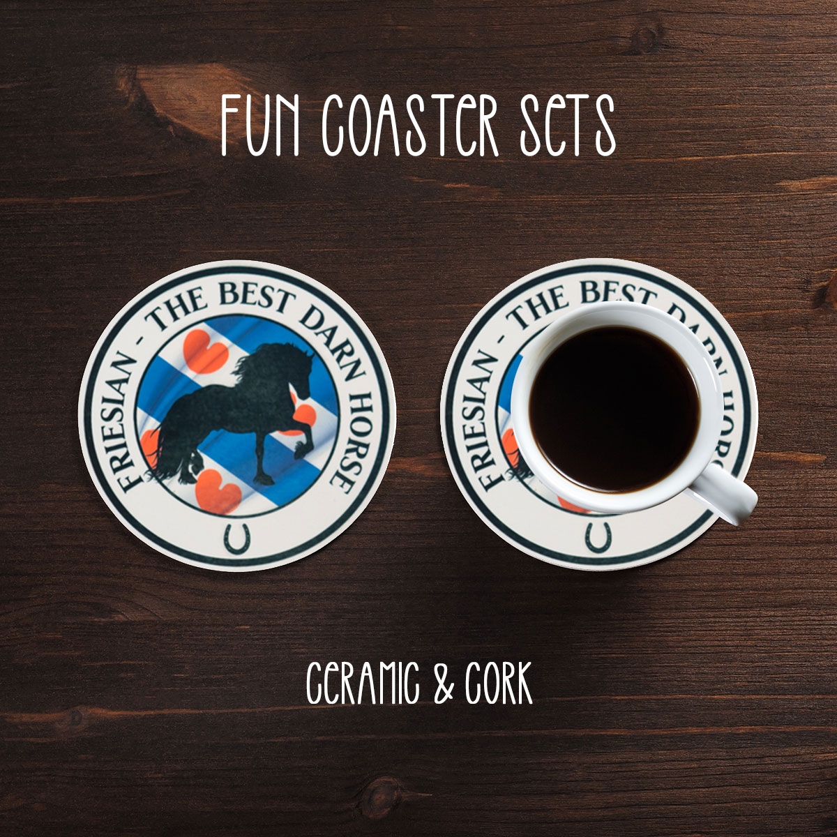 Best Darn Horse Coasters